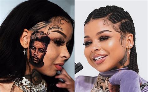 chrisean rock and blueface video|Blueface flaunts face tattoo of Chrisean Rock after she talks。